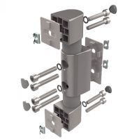 Connecteur articul&eacute;, pour profil&eacute;s aluminium