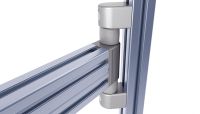 Connecteur articul&eacute;, pour profil&eacute;s aluminium - Exemple d'application