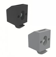 Bloc de fixation pour panneaux, Noir