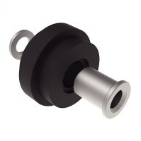 Galet de guidage pour profil&eacute;s aluminium, moyeu lisse, 94-5201-5