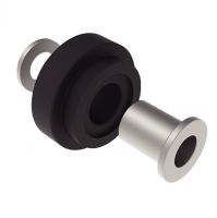Galet de guidage pour profil&eacute;s aluminium, moyeu lisse, 94-5201-6