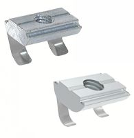 Tasseau &agrave; ressort acier ou inox, forme B