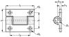 Charnière à ressort inox - Schéma