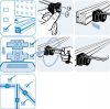 Crochet porte-outils, Pour profil&eacute; - Montage