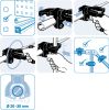 Porte-balai, Pour tube - Montage